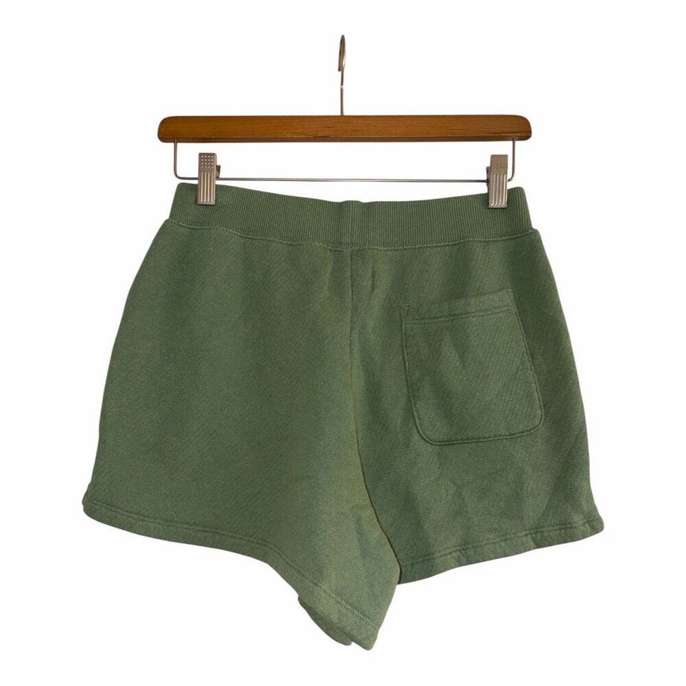 ✨Madewell MWL Airyterry Stitched-Pocket Hthr Versailles Green Sz XS Sweatshorts✨ - Picture 6 of 8